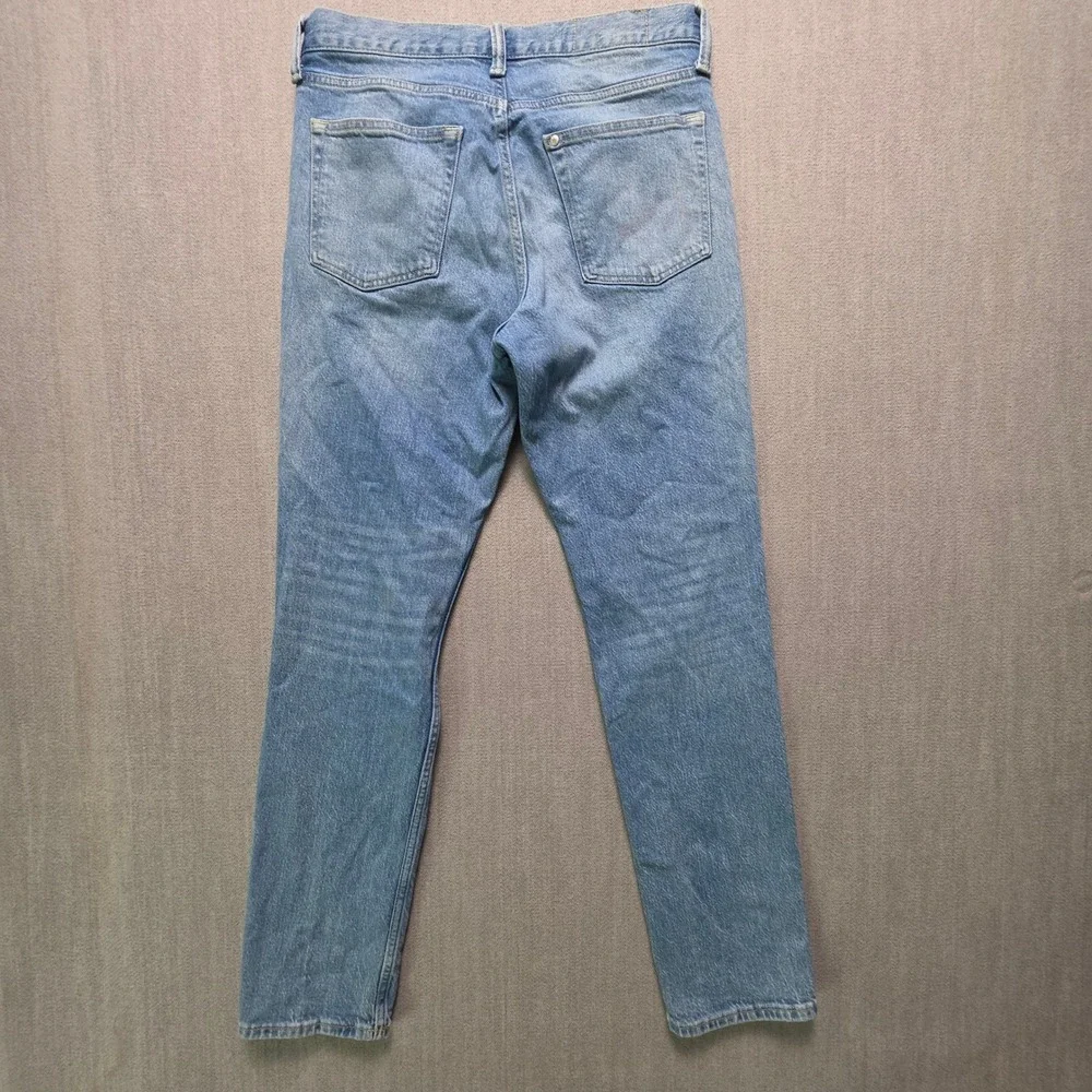 H&M Slim Fit Jeans Mens 30x32 Light Wash Blue Denim Casual Classic